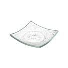 Plat en verre transparent carré Vetro pour fingerfood - 80x80mm - Lot de 6 - Finedine  au meilleur prix sur Restock CHR
