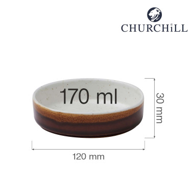 Plat latéral blanc Nourish en orge - 120 mm - Lot de 12 - Finedine  au meilleur prix sur Restock CHR