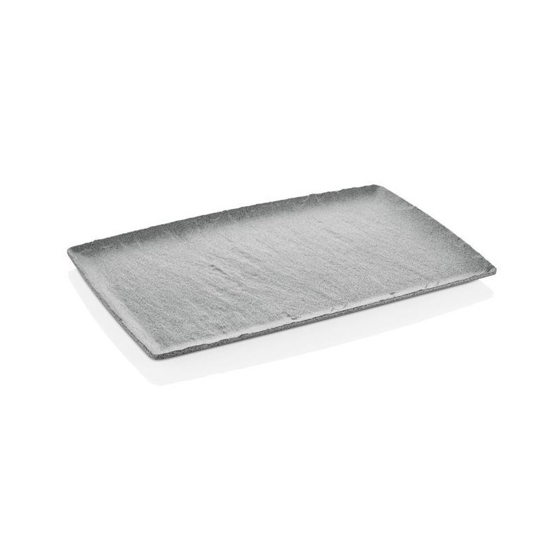 Plat rectangulaire en granit gris GN 1/1 530x325 mm - Finedine  au meilleur prix sur Restock CHR