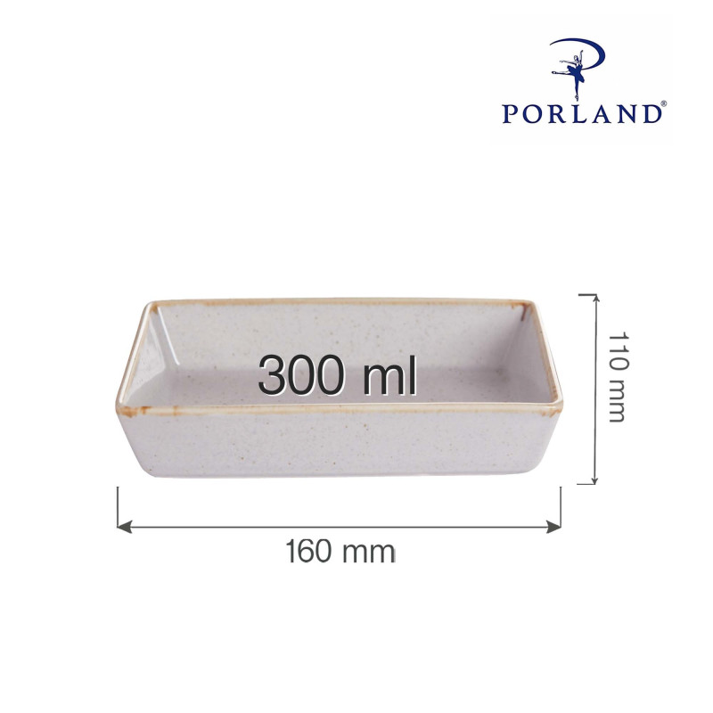 Plat en céramique - 160x110mm - Finedine  au meilleur prix sur Restock CHR