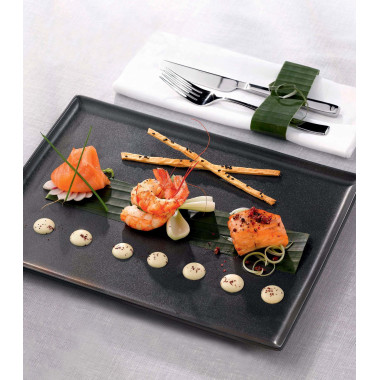 Plat en charbon - 320x200mm - Finedine  au meilleur prix sur Restock CHR