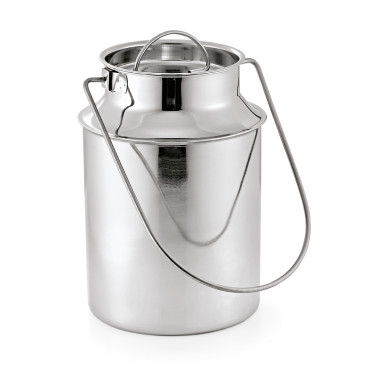 Acier inox chrome-nickel Bidon de transport avec anse 6 ltr 18 cm inox professionnel - Was Germany  au meilleur prix sur Restock