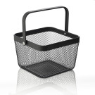 Métal, Thermolaqué Corbeille 24,5 x 24,5 cm H 17,5 cm noir revêtu poudre métal professionnel - Was Germany  au meilleur prix sur