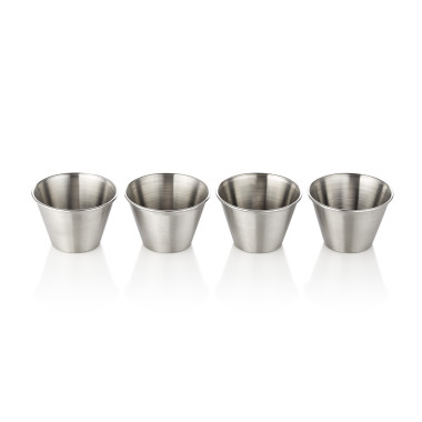 Acier inox chrome-nickel Coupelle pour sauce inox 80 ml 7 cm (x4) professionnel - Was Germany  au meilleur prix sur Restock CHR