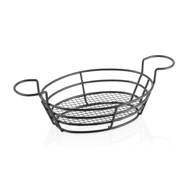 Métal, Thermolaqué Panier ailes de poulet 37,5 x 20 cm métal noir professionnel - Was Germany  au meilleur prix sur Restock CHR