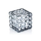 Verre Bougeoir Cube Smoke Grey 8 x 8 x 8 cm verre YUYU professionnel - Was Germany  au meilleur prix sur Restock CHR