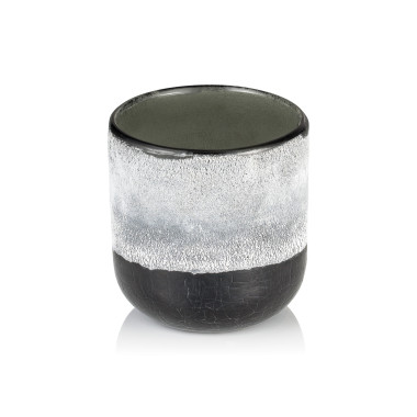 Verre Bougeoir Frosted Graphite Grey 10 cm verre YUYU professionnel - Was Germany  au meilleur prix sur Restock CHR