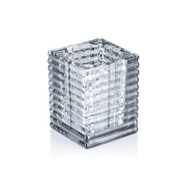 Verre Bougeoir Cube Smoke Grey 7,5 x 7,5 cm verre YUYU professionnel - Was Germany  au meilleur prix sur Restock CHR