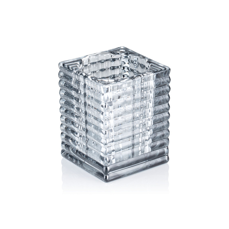 Verre Bougeoir Cube Smoke Grey 7,5 x 7,5 cm verre YUYU professionnel - Was Germany  au meilleur prix sur Restock CHR