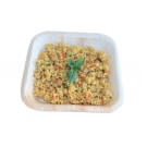 Assiette jetable carrée 17x17 cm en feuille de palmier - 25 pièces - Ecobioshopping  au meilleur prix sur Restock CHR