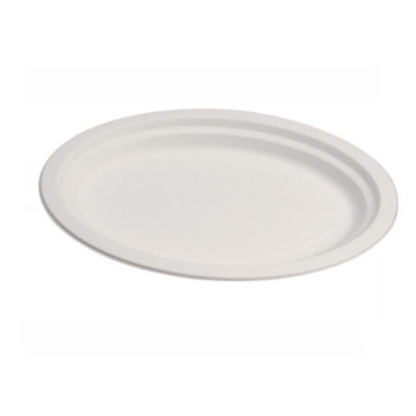 Assiette jetable ovale 26x19 cm en cellulose - 50 pièces - Ecobioshopping  au meilleur prix sur Restock CHR