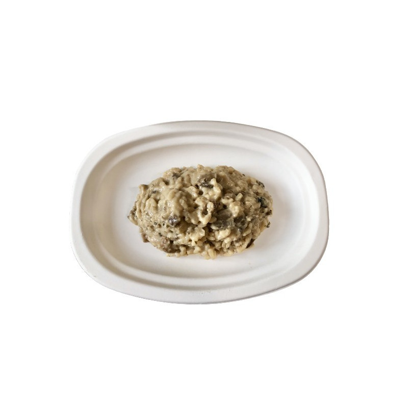 Assiette jetable ovale 23x16 cm en cellulose - 50 pièces - Ecobioshopping  au meilleur prix sur Restock CHR