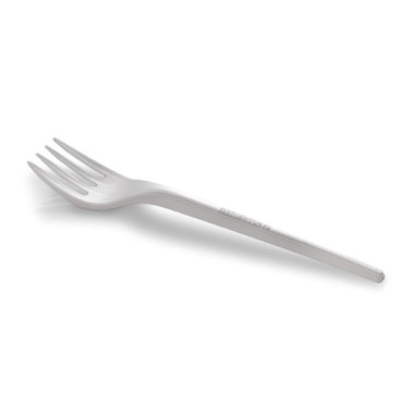 Fourchette jetable 16 cm en PLA - 50 pièces - Ecobioshopping  au meilleur prix sur Restock CHR
