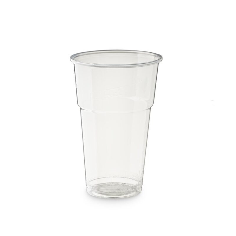 Gobelet jetable transparent en PLA 500 ml - 50 pièces - Ecobioshopping  au meilleur prix sur Restock CHR