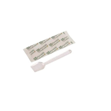 Cuillère à glace jetable 9,7 cm en PLA emballée - 1000 pièces - Ecobioshopping  au meilleur prix sur Restock CHR