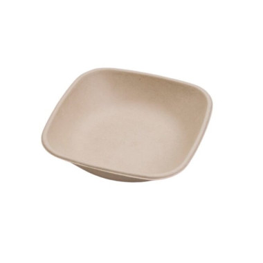 Assiette jetable carrée Nature 500 ml en cellulose - 500 pièces - Ecobioshopping  au meilleur prix sur Restock CHR