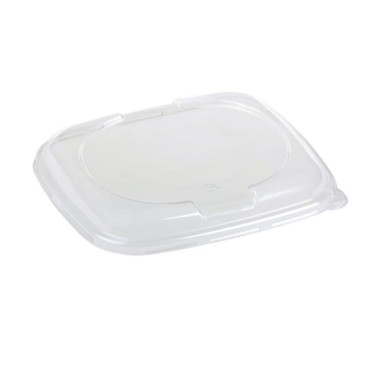 Couvercle jetable rectangulaire empilable en PLA - 500 pièces - Ecobioshopping  au meilleur prix sur Restock CHR
