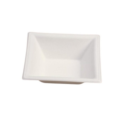 Barquette jetable Élégance 450 ml 16x16 en cellulose - 50 pièces - Ecobioshopping  au meilleur prix sur Restock CHR