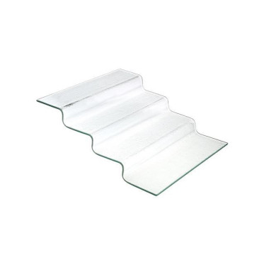 Escalier buffet en verre transparent Vetro sour-step - 400x350x(H)125mm - Finedine  au meilleur prix sur Restock CHR