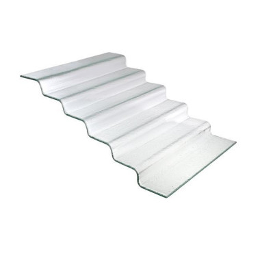 Escaliers en verre transparent Vetro à six marches - 600x455x(H)240mm - Finedine  au meilleur prix sur Restock CHR