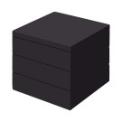 Base de buffet noire Madeira 175x175 mm - Finedine  au meilleur prix sur Restock CHR