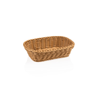 WEAVER PRO TISCHKÖRBE Panier 26,5 x 19 cm H 7 cm marron polypropylène WEAVER PRO professionnel - Was Germany  au meilleur prix s