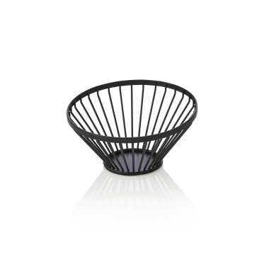 Métal, Thermolaqué Panier buffet 15 cm H 7,5 cm noir revêtu poudre métal professionnel - Was Germany  au meilleur prix sur Resto