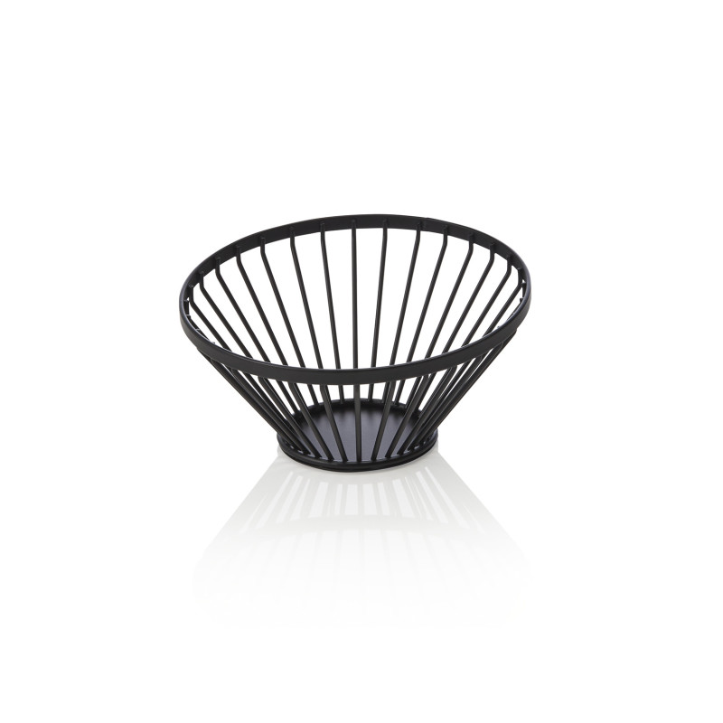 Métal, Thermolaqué Panier buffet 15 cm H 7,5 cm noir revêtu poudre métal professionnel - Was Germany  au meilleur prix sur Resto