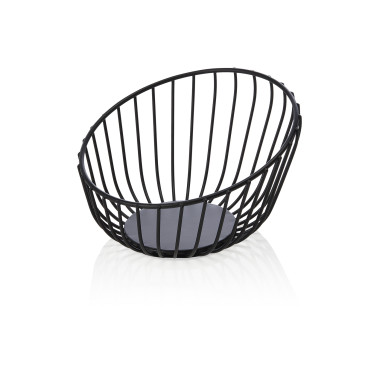 Métal, Thermolaqué Panier buffet 16 cm H 9,5 cm noir revêtu poudre métal professionnel - Was Germany  au meilleur prix sur Resto