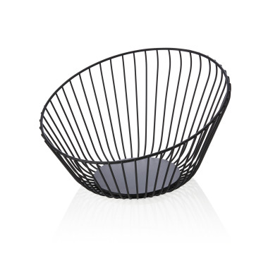 Métal, Thermolaqué Panier buffet 25 cm H 14 cm noir revêtu poudre métal professionnel - Was Germany  au meilleur prix sur Restoc