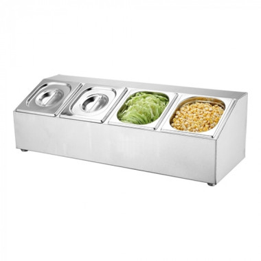 Distributeur de condiments 4xGN1/6 - Emga  au meilleur prix sur Restock CHR