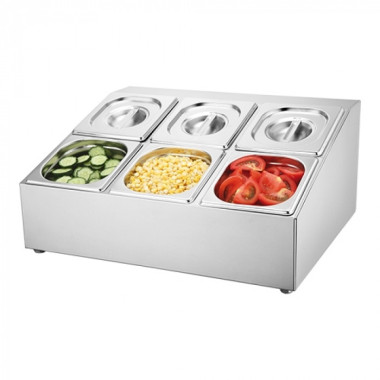Distributeur de condiments 6xGN1/6 - Emga  au meilleur prix sur Restock CHR