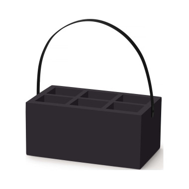 Boîte noire Madeira pour couverts et serviettes 280x180x120 mm - Finedine  au meilleur prix sur Restock CHR