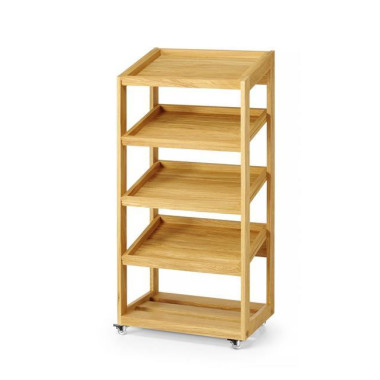 Support en chêne à 4 niveaux 574x400x1197 mm - Finedine  au meilleur prix sur Restock CHR