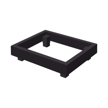 Revêtement noir Madeira GN 1/2 - Finedine  au meilleur prix sur Restock CHR