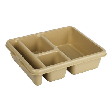 Plateau 4 compartiments Copolymer - 23 x 28 x 6.5 cm - Lot de 24 - Cambro  au meilleur prix sur Restock CHR