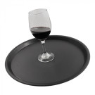 Plateau antidérapant rond noir diam 41cm - Caterchef  au meilleur prix sur Restock CHR