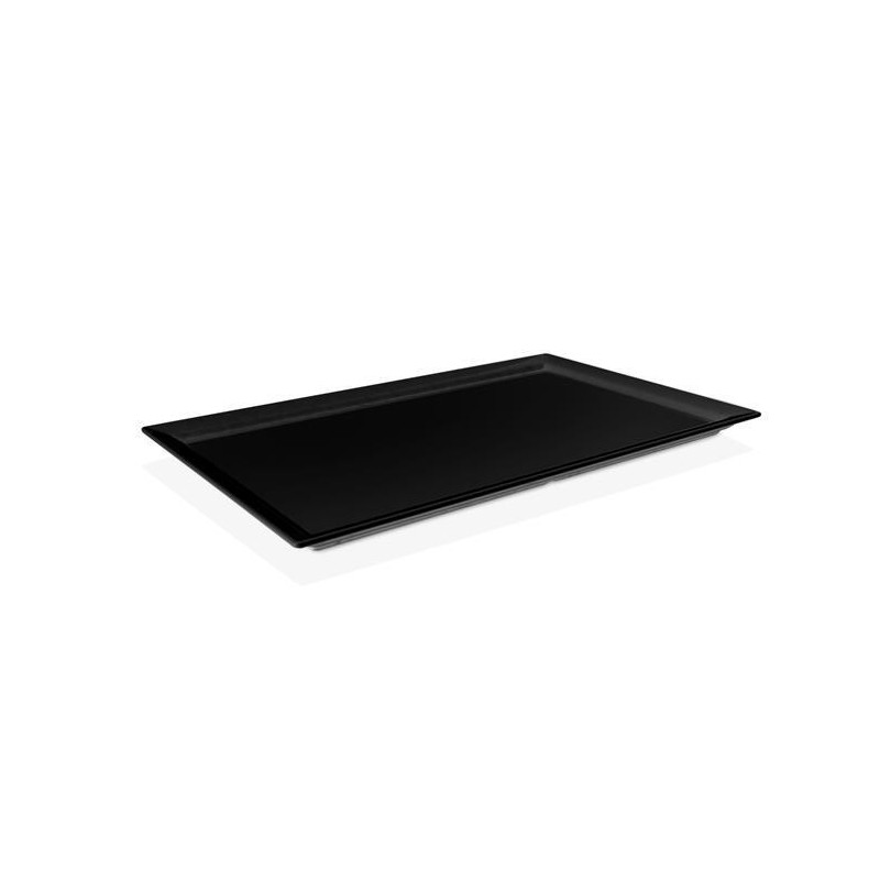 Plateau 1/3 GN en mélamine - noir - Finedine  au meilleur prix sur Restock CHR