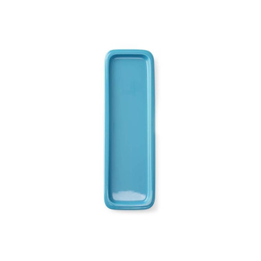 Plateau en porcelaine GN 2/4 - bleu - (h)20mm - Finedine  au meilleur prix sur Restock CHR