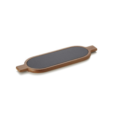 Planche de service 40 x 12 cm bois acacia ardoise SLATE & SERVE professionnel - Was Germany  au meilleur prix sur Restock CHR