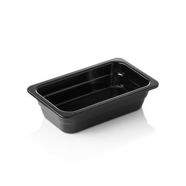 Bac GN 1/4 mélamine H 65 mm 1,8 ltr noir GN 65 BLACK professionnel - Was Germany  au meilleur prix sur Restock CHR