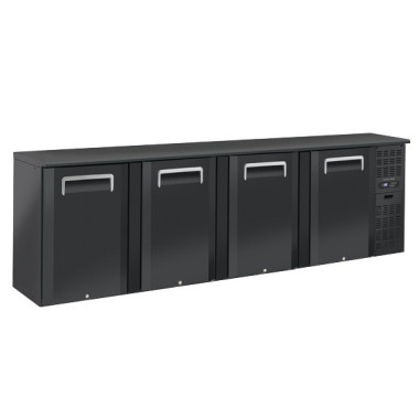 Comptoir arrière bar avec portes pleines QB 400 - Cool Head  au meilleur prix sur Restock CHR