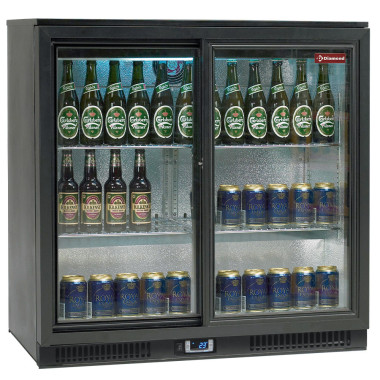 Réfrigérateur à boissons 2 portes coulissantes - Diamond  au meilleur prix sur Restock CHR