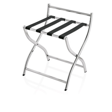 Acier inox chrome-nickel, Nylon Porte-bagages avec protection murale 50,5 x 45 x 51,5/61 cm poli inox - Was Germany  au meilleur