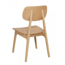 Chaise VERA - Bois hêtre verni naturel - Lot de 4 - Restock CHR  au meilleur prix sur Restock CHR