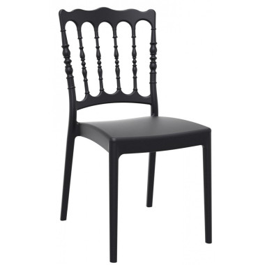 Chaise Napoléon GARDEN Polypropylène noir - lot de 20 - Restock CHR  au meilleur prix sur Restock CHR