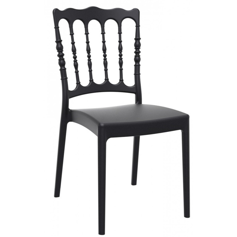 Chaise Napoléon GARDEN Polypropylène noir - lot de 20 - Restock CHR  au meilleur prix sur Restock CHR