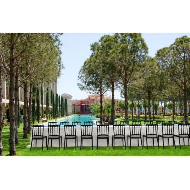 Chaise Napoléon GARDEN Polypropylène noir - lot de 20 - Restock CHR  au meilleur prix sur Restock CHR