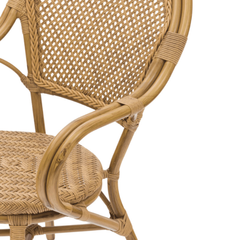 Fauteuil Emma en rotin - lot de 4 - Restock CHR  au meilleur prix sur Restock CHR