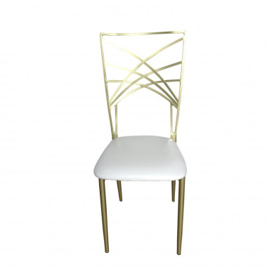 Chaise Gatsby Dorée - lot de 8 - Restock CHR  au meilleur prix sur Restock CHR
